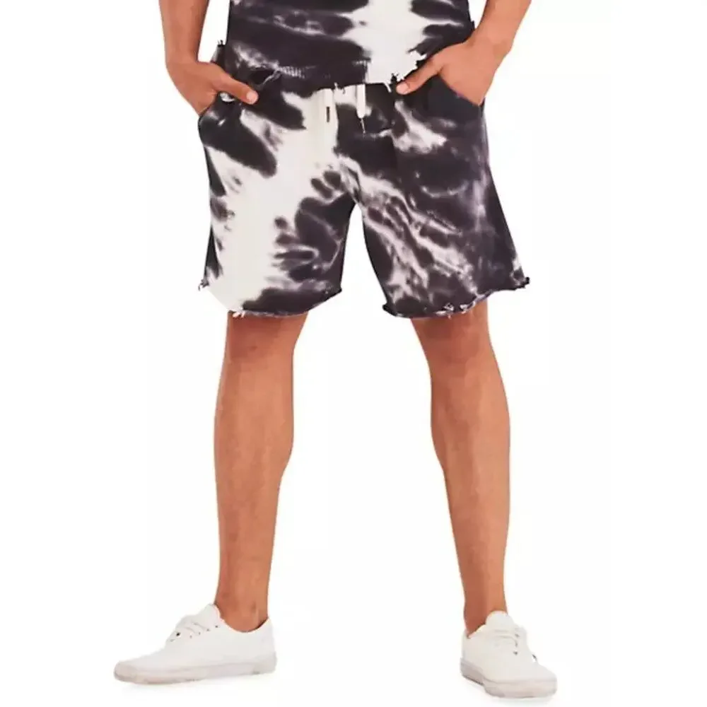 Ser.o.ya Randell Shorts in Black & White Tie Dye NWT Size Small - Picture 1 of 4